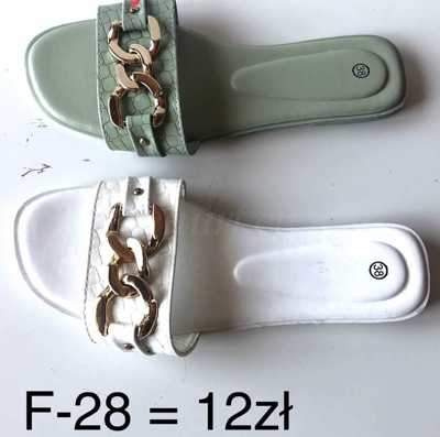 Klapki damskie 7AF-28.KOLORDOWYBORU (36/41,12par)