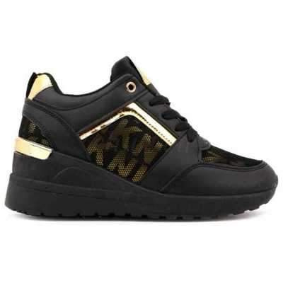 Botki damskie B891-7.BLACK/GOLD (36/41,12par)