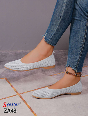 Balerinki damskie ZA43.GREY (36/41,12par)