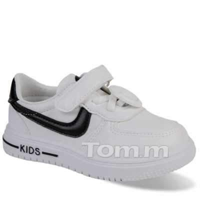 Buty sportowe dziewczęce 1AT10450-C.WHITE/BLACK (19/24,12par)