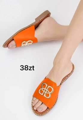 Klapki damskie 7AYE-722.ORANGE (36/41,12par)