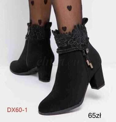 Botki damskie 7ADX60-1.BLACK (36/41,12par)