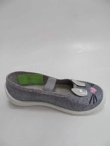 Trampki dziewczęce 5ASylwiaS10.GREY (25/35,12par)