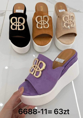 Klapki damskie 7A6688-11.PURPLE (36/41,12par)