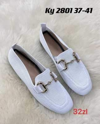 Balerinki damskie 7AKY2801.WHITE (37/41,12par)