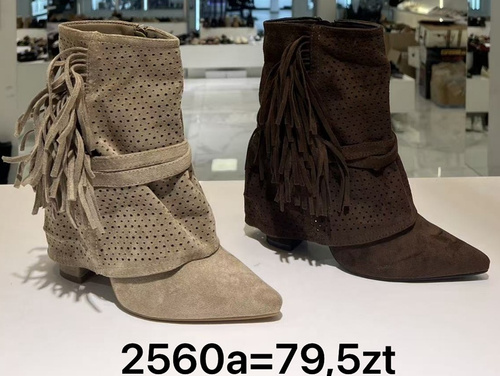 Botki damskie 2560A.KOLORDOWYBORU (36/41,12par)