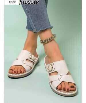 Klapki damskie 7AHU511.BEIGE (36/41,12par)