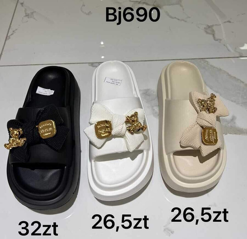 Klapki damskie BJ690.KOLORDOWYBORU (36/41,12par)