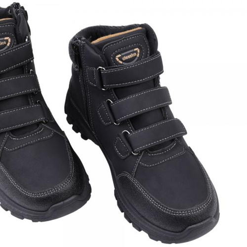 Trzewiki damskie B2048-2.BLACK/GREY (36/41,8par)