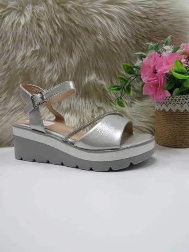 Sandały damskie 7AHC538.SILVER (36/41,12par)