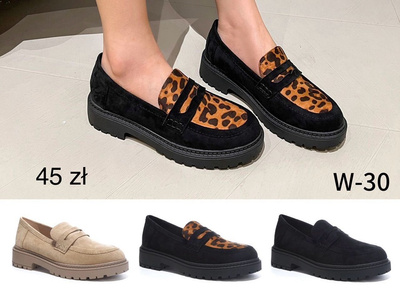 Półbuty damskie 7AW-30.BLACK (36/41,12par)