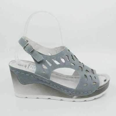 Sandały damskie DE75-3.GREY (36/41,8par)