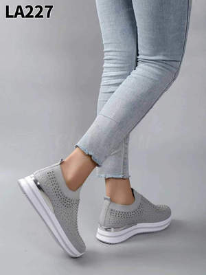 Buty sportowe damskie LA227.GREY (36/41,12par)