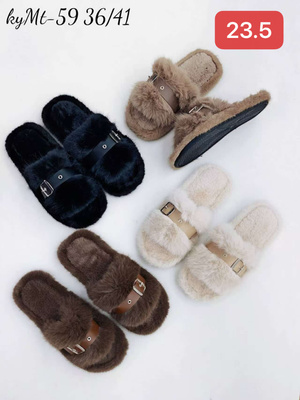 Kapcie damskie 7AKYMT-59.MIX (36/41,36par)