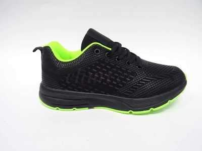 Buty sportowe damskie 7AN11-2.BLACK/GREEN  (36/41,12par)