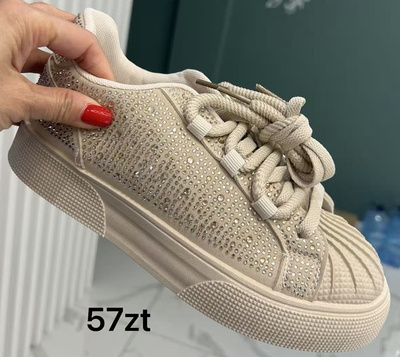 Buty sportowe damskie 9031.BEIGE (36/41,12par)