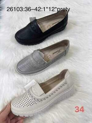 Półbuty damskie 7A26103.KOLORDOWYBORU (36/42,12par)