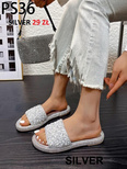 Klapki damskie PS36.SILVER (36/41,12par)