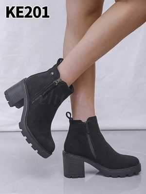Botki damskie 7AKE201.BLACK (36/41,12par)