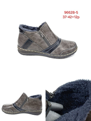 Botki damskie 7A9662B-5.KHAKI  (37/42,12par)