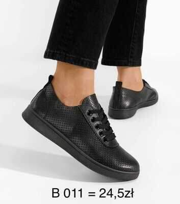 Trampki damskie 7AB011.BLACK (36/41,12par)