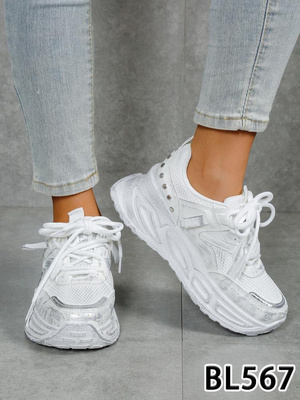 Buty sportowe damskie 7ABL567.WHITE (36/41,12par)