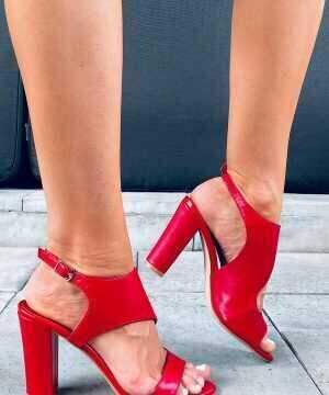 Sandały damskie 7AM2L166-41.RED (36/41,12par)