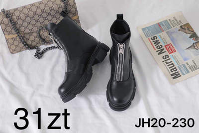 Botki damskie ocieplane   7AJH20-230.BLACK   (36/41,12par)