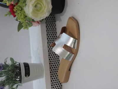 Klapki damskie 7AACCA.SILVER (36/41,12par)