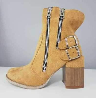 Botki damskie A5710-32.CAMEL (36/41,12par)