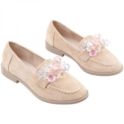 Mokasyny damskie SK06A-8.BEIGE (36/41,12par)