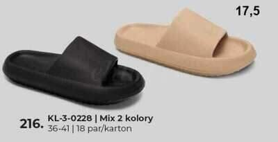 Klapki damskie 7AKL-3-0228.MIX (36/41,18par)