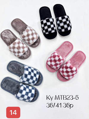 Kapcie damskie  7AMTB23-5.MIX   (36/41,36par)