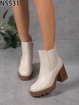 Botki damskie NS531.BEIGE (36/41,12par)