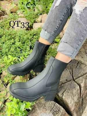 Botki damskie 7AQT33.BLACK Ocieplane (36/41,12par)