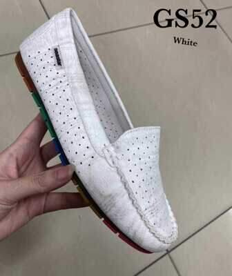 Balerinki damskie 7AGS52.WHITE (36/41,12par)