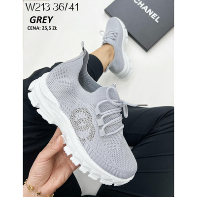 Buty sportowe damskie W213.GREY (36/41,12par)