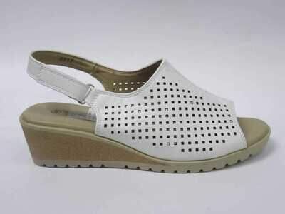 Sandały damskie 7A6717-2.WHITE (36/41,12par)