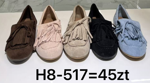 Balerinki damskie H8-517.KOLORDOWYBORU (36/41,12par)