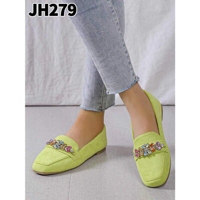 Balerinki damskie JH279.GREEN  (36/41,12par)