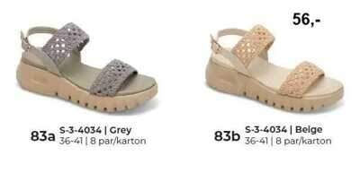 Sandały damskie 7AS-3-4034.KOLORDOWYBORU (36/41,8par)