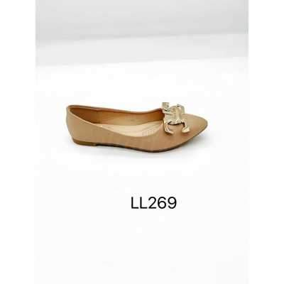 Balerinki damskie 7ALL269.KHAKI (36/41,12par)