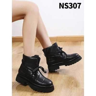 Botki damskie 7ANS307.BLACK Ocieplany (36/41,12par)