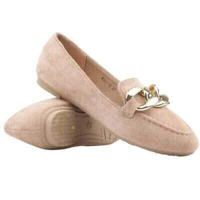 Balerinki damskie B24A-12.BEIGE (36/41,12par)