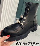 Botki damskie 6319.BLACK (36/41,12par)