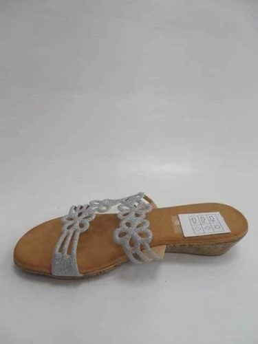 Klapki damskie 7AG599-02.SILVER (36/41,12par)