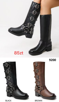 Kozaki damskie 9200. KOLORDOWYBORU (36/41,12par)