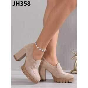 Półbuty damskie  7AJH358.KHAKI     (36/41,12par)