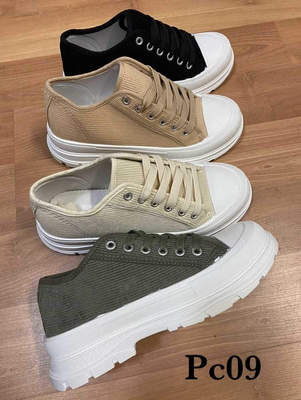 Trampki damskie 7APC09.GREEN (36/41,12par)