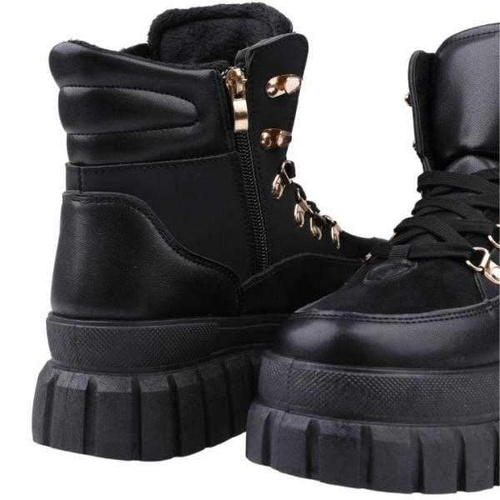 Trzewiki damskie RM45-4.BLACK/GOLD (36/41,8par)